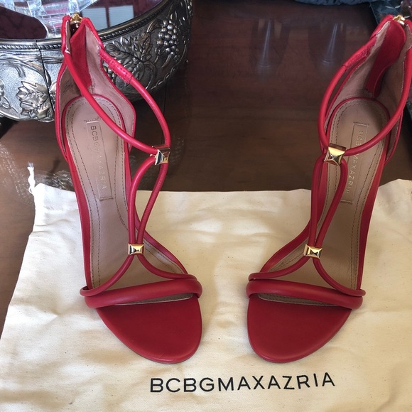 BCBGMaxAzria Shoes - BCBG MaxAzria Red Heels like new